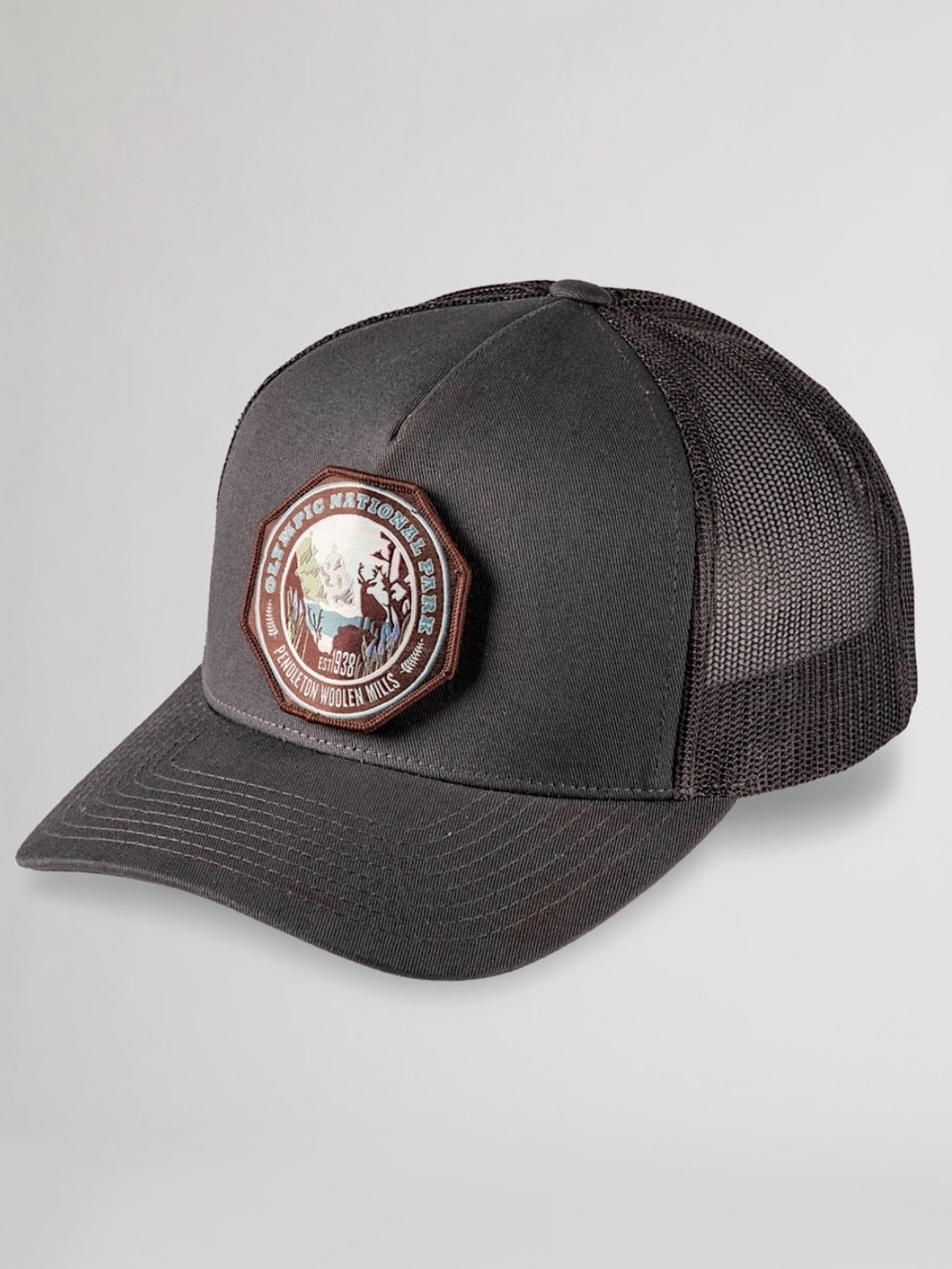 National park series trucker hat by Pendleton  gray Olympic national Park